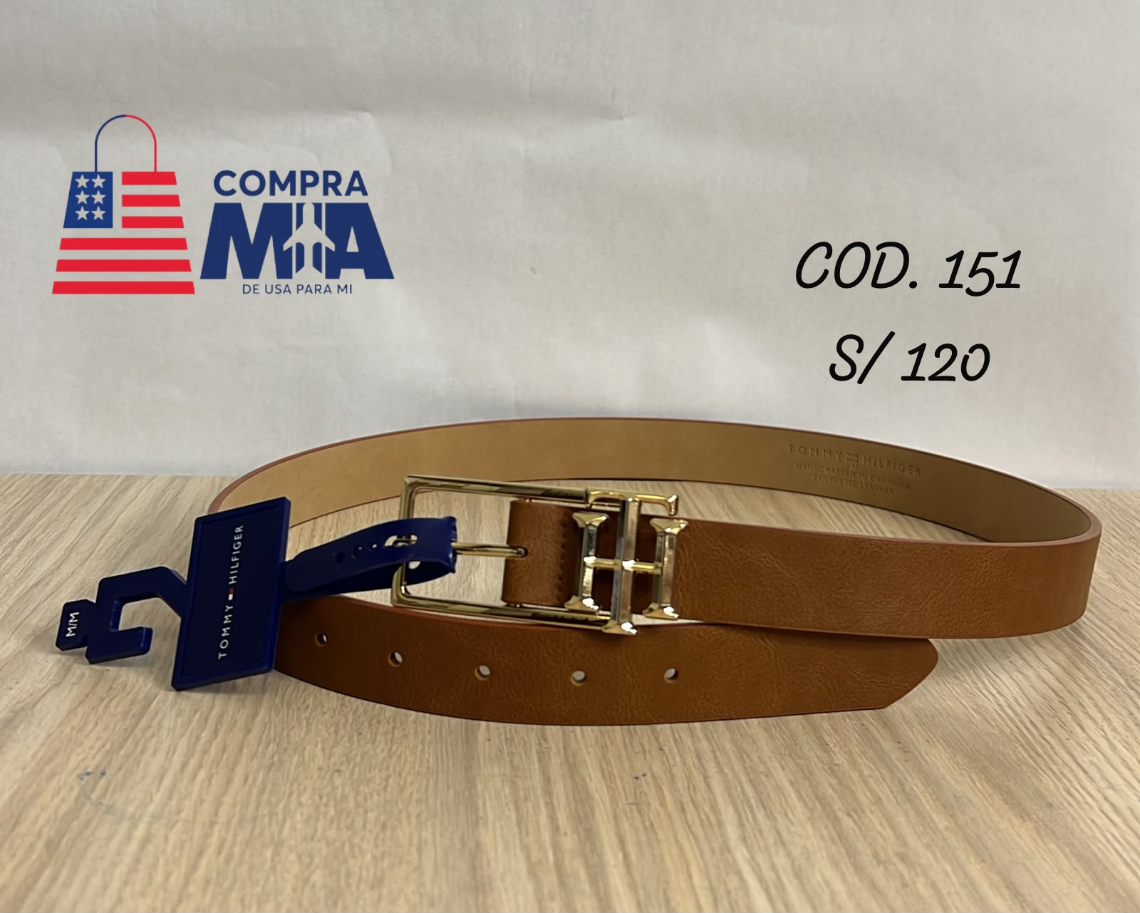 Correa camel talla M