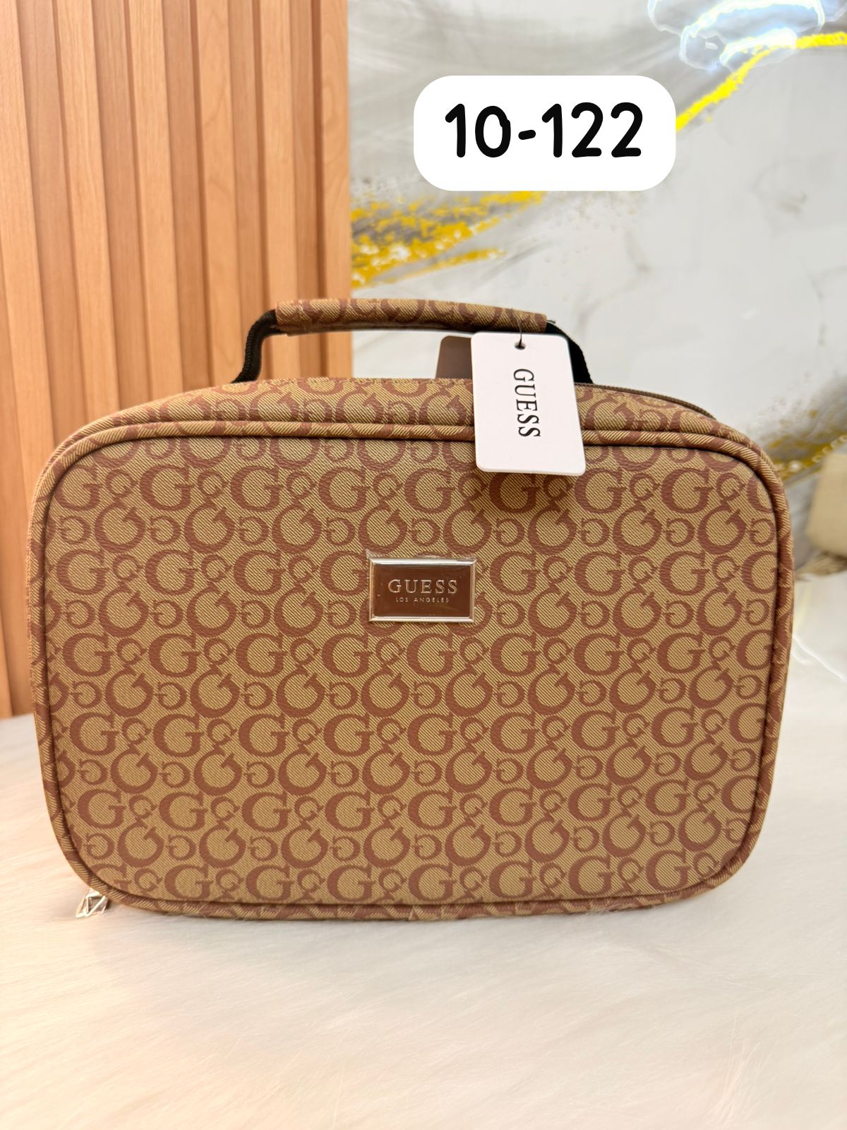 Neceser marron grande Guess