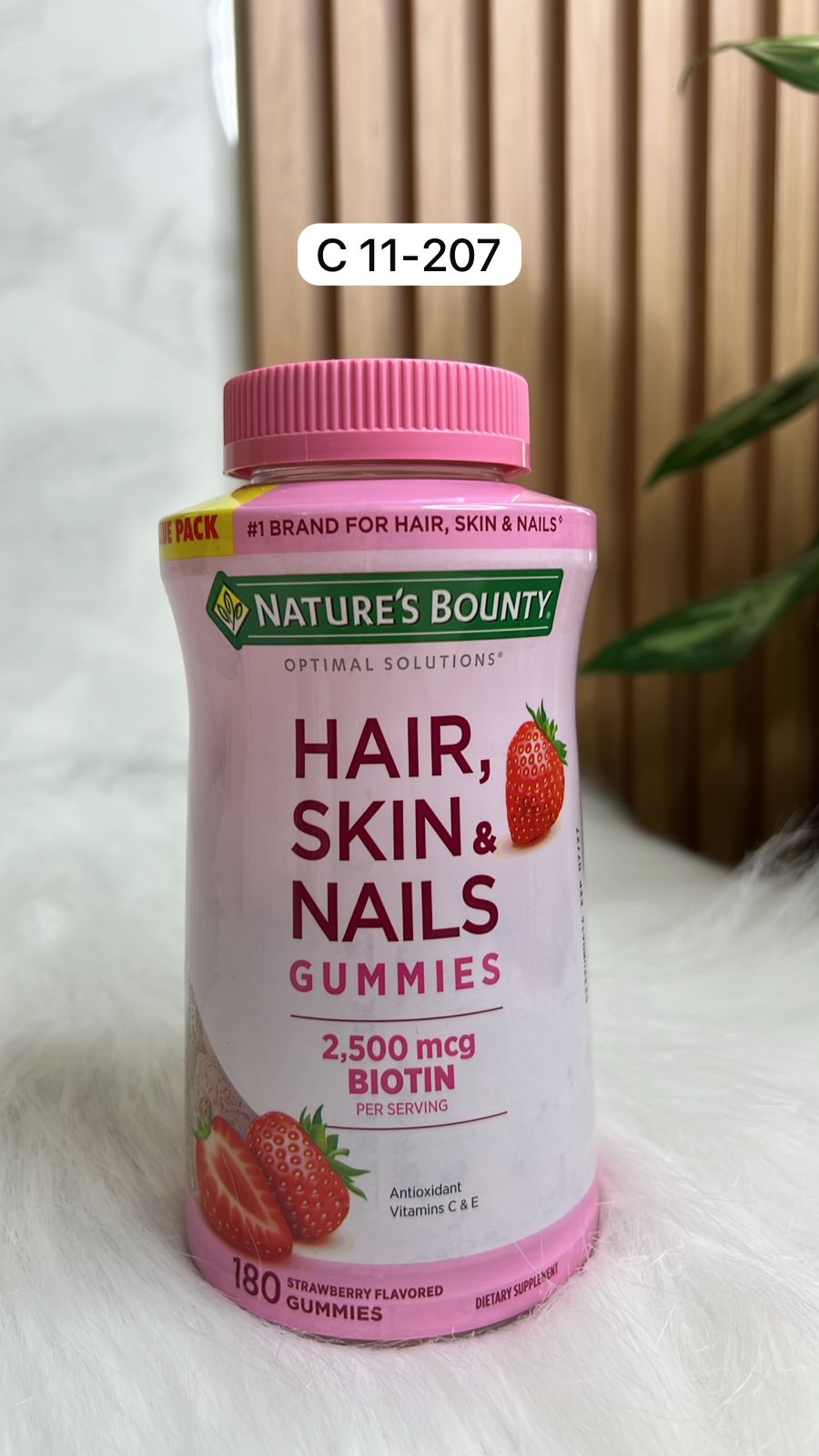 Vitaminas cabello uñas  180 u