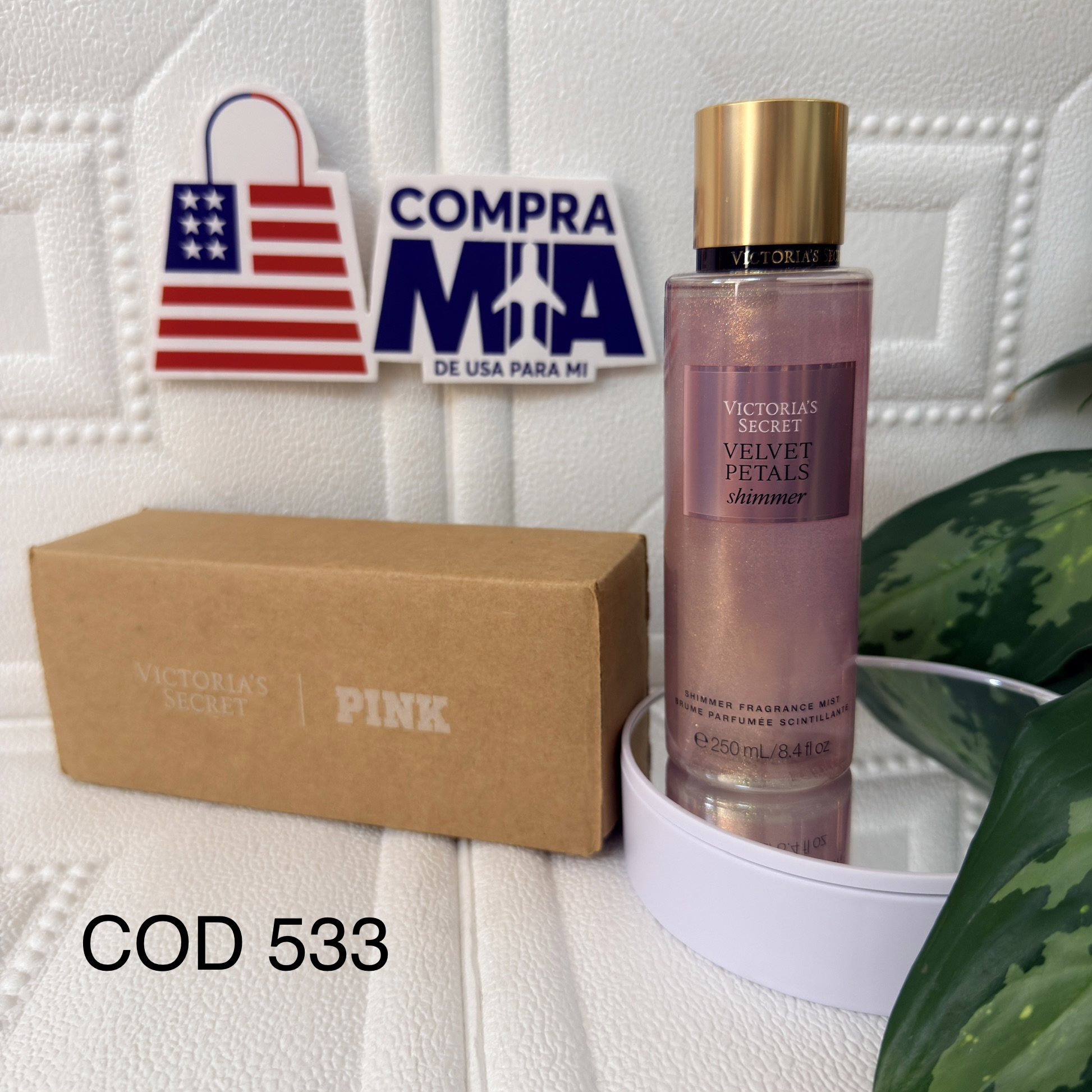 Colonia Velvet Petals Shimmer mist VS