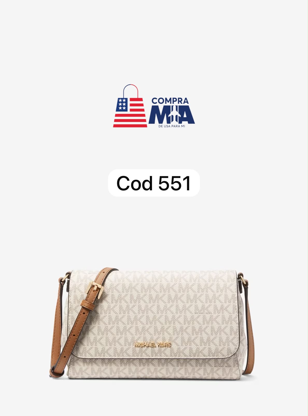 CROSSBODDY MK CONVERTIBLE VANILLA - 2