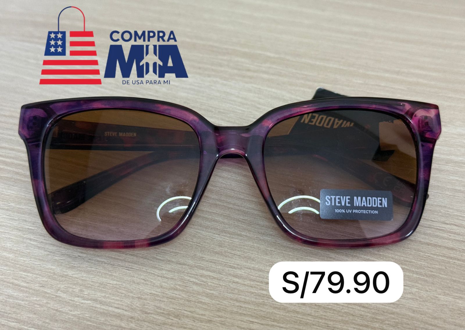 Lentes Oscuro Morado Mujer 