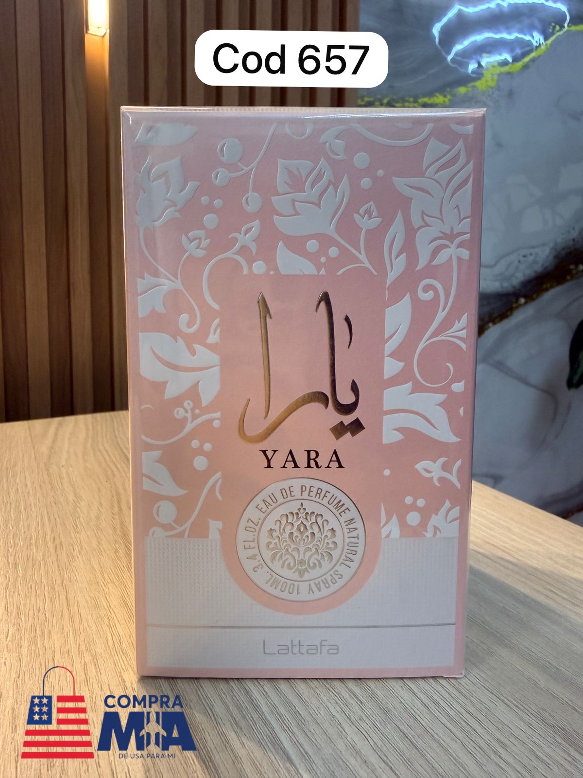 Perfume Arabe Yara Rosado Mujer 