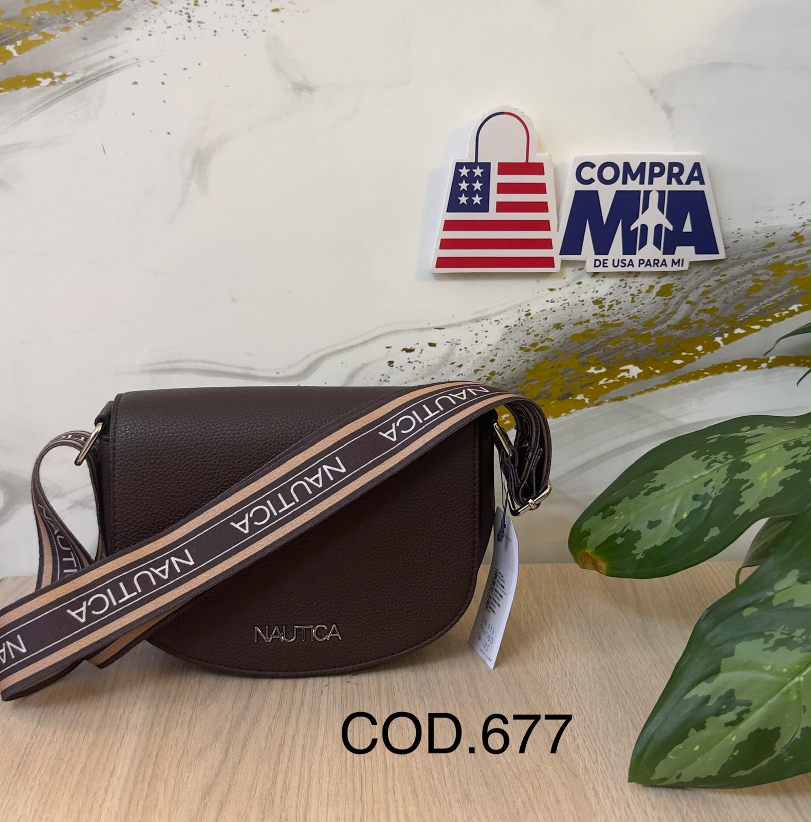 Crossbody marron nautica 