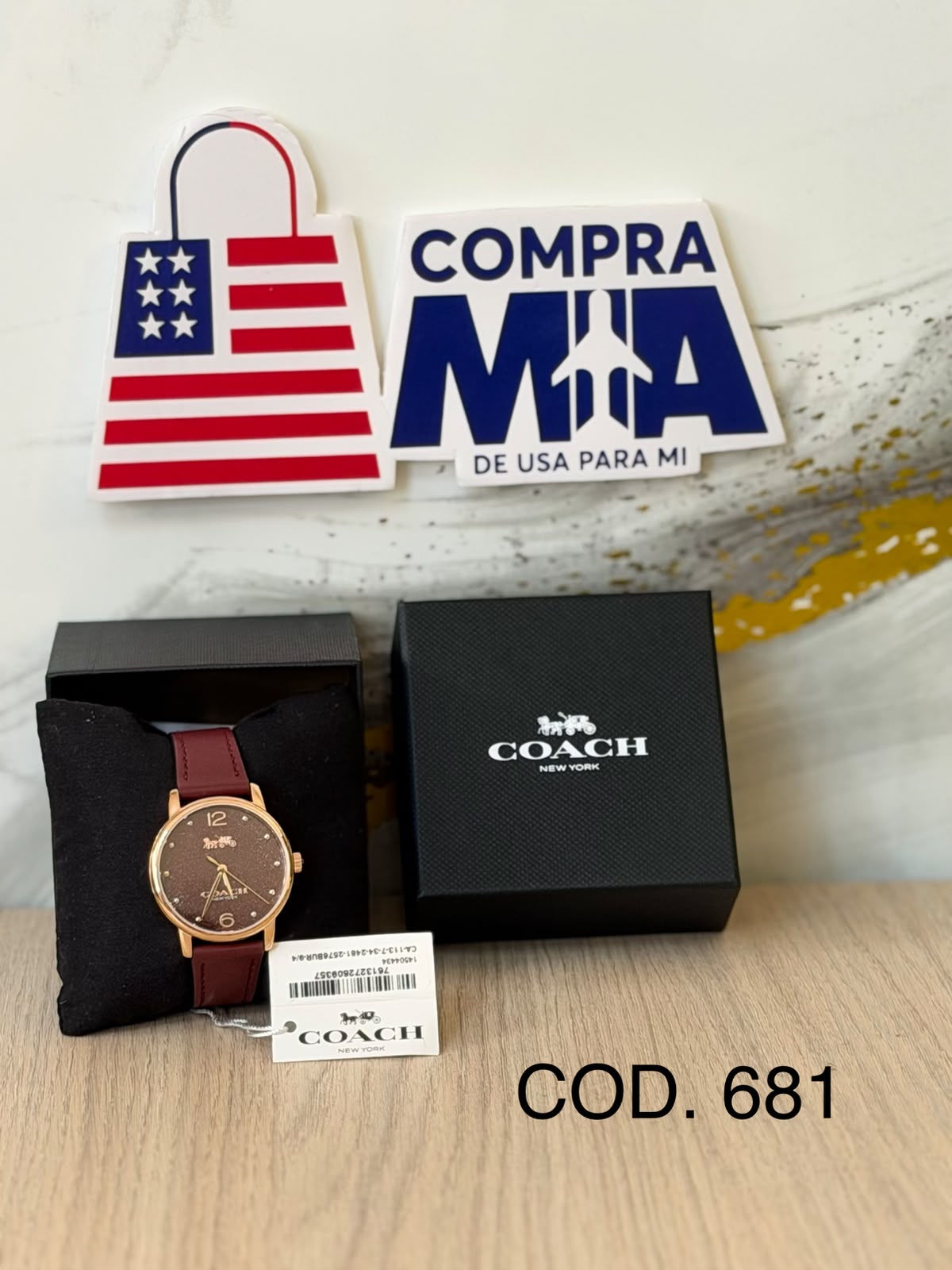 RELOJ MUJER CUERO COLOR VINO