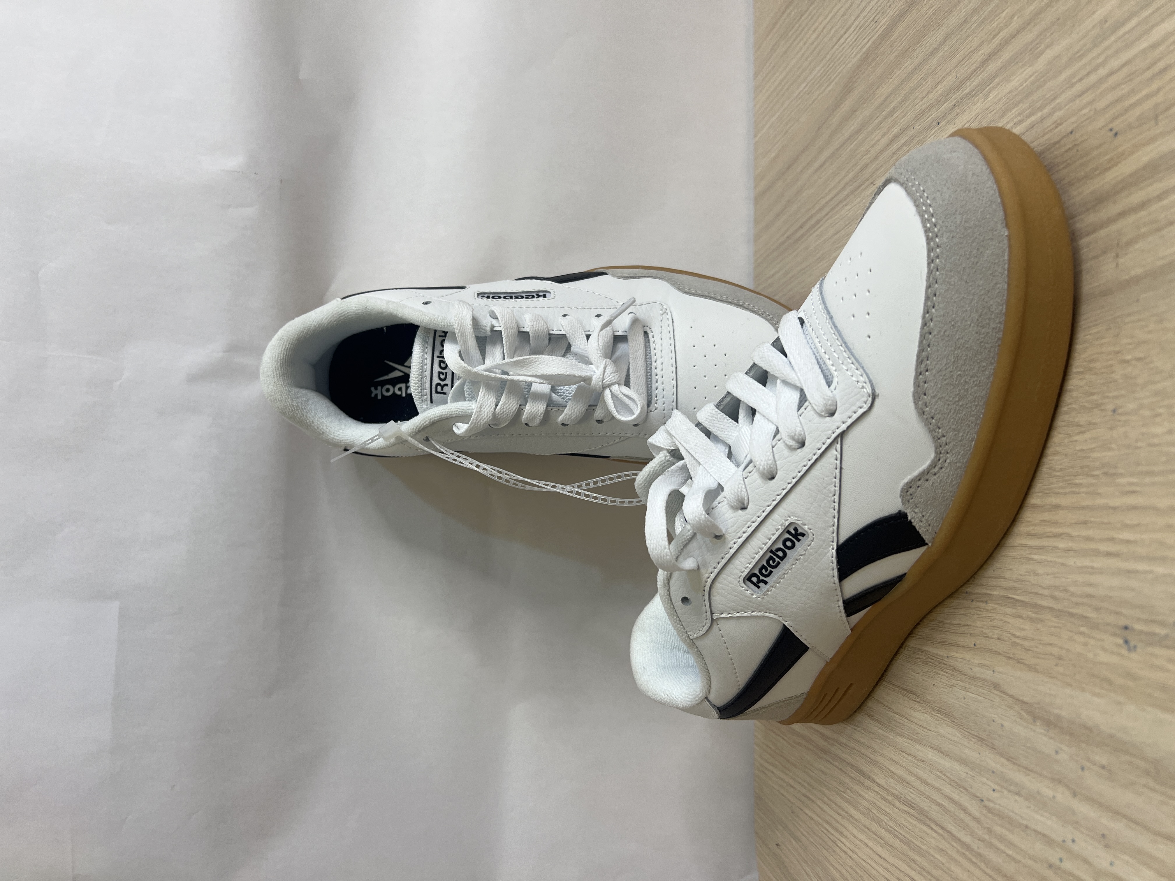 ZAPATILLAS REEBOK MUJER BLANCO CON GRIS 38.5