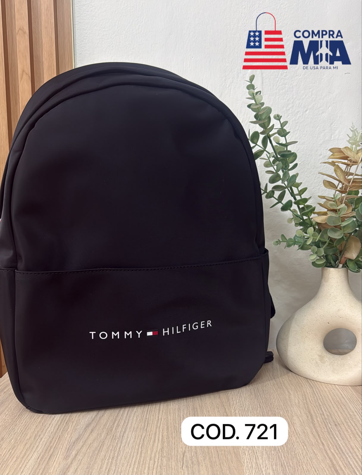 Mochila Nylon TH Negro 