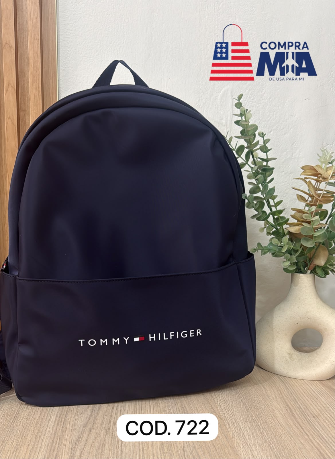 MOCHILA NYLON TH AZUL