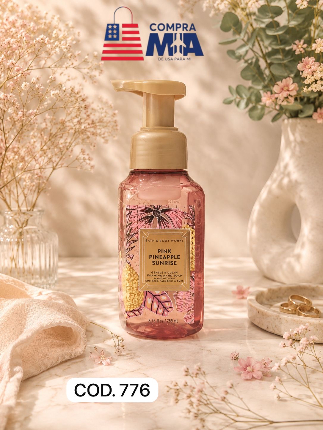 GEL DE MANOS PINK PINEAPPLE SUNRISE