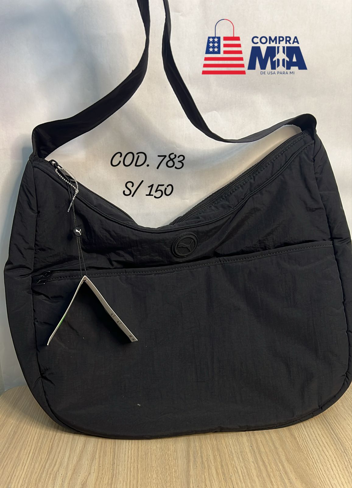 BOLSO DEPORTIVO PUMA NEGRO 
