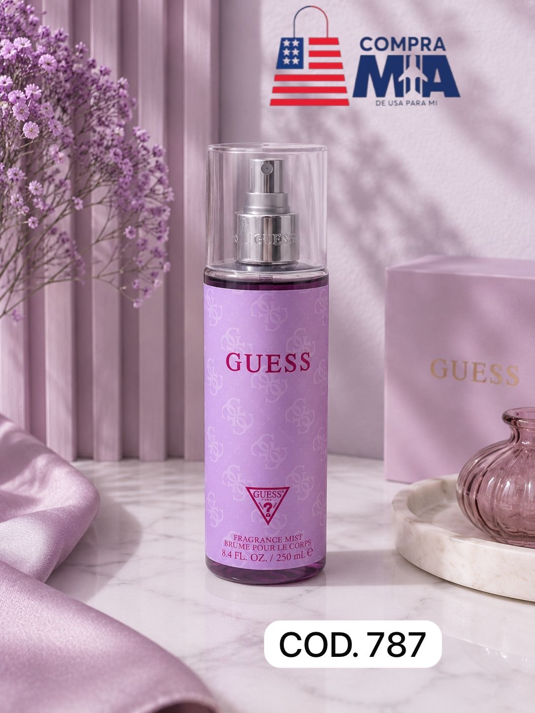 COLONIA GUESS ROSADO 