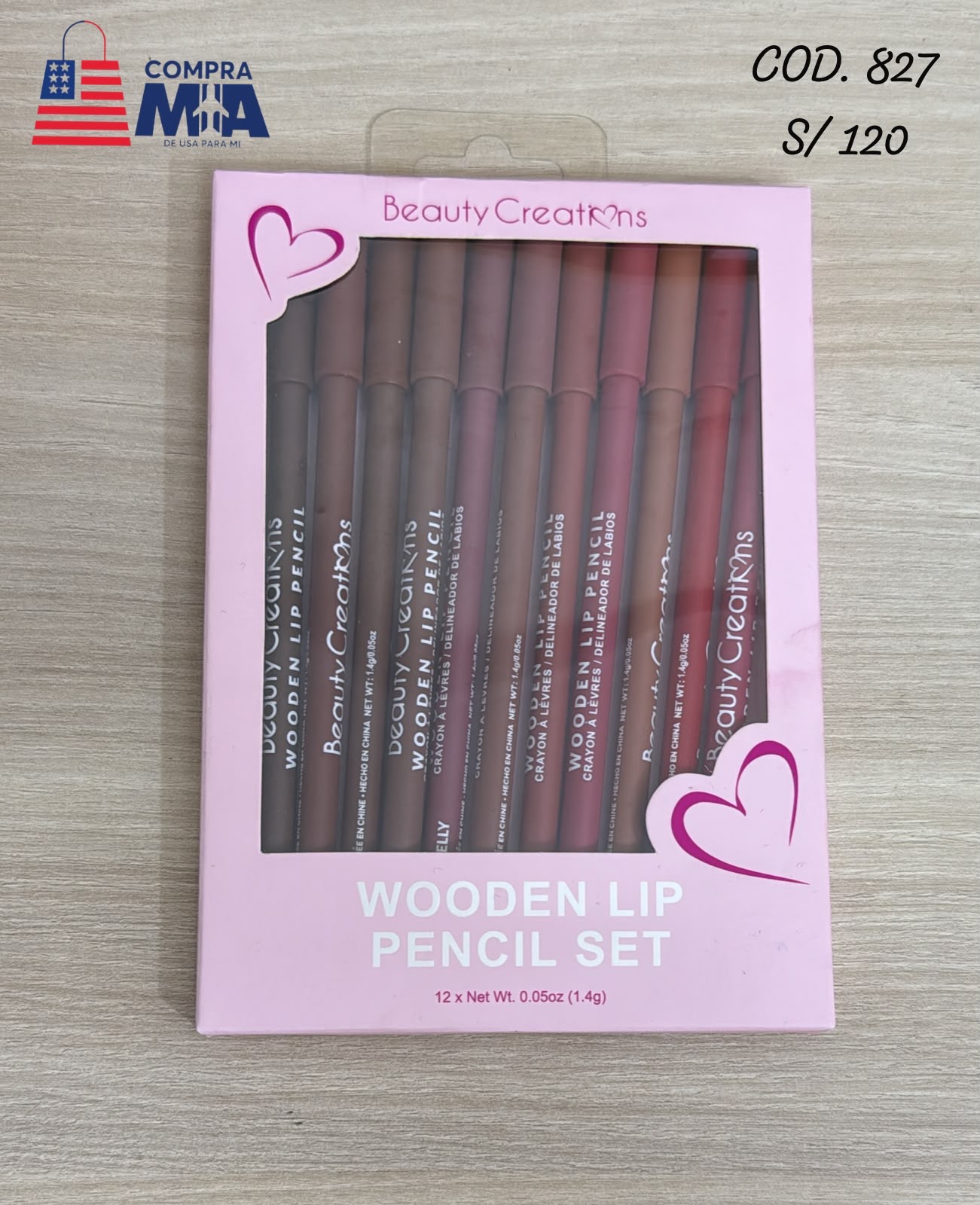 PACK 12 LAPICES BEAUTY CREATIONS 