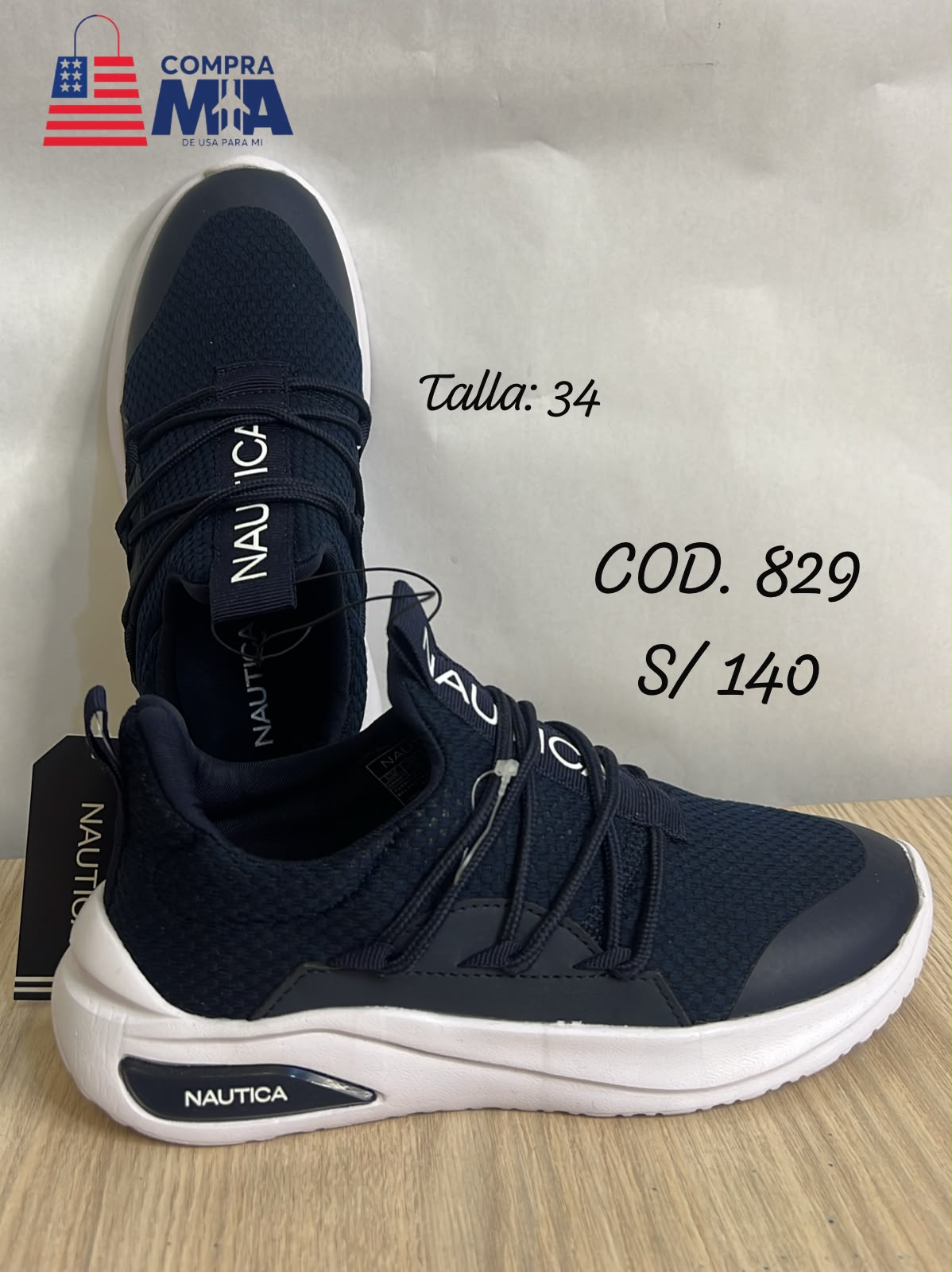 ZAPATILLA NAUTICA AZUL 33