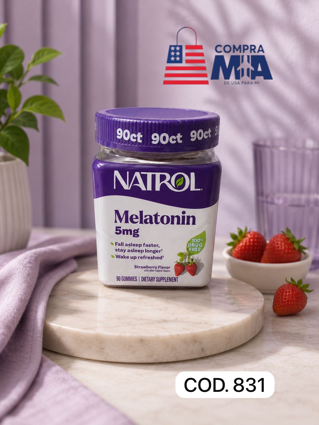 Natrol Melatonina Vitaminas de sueño x1