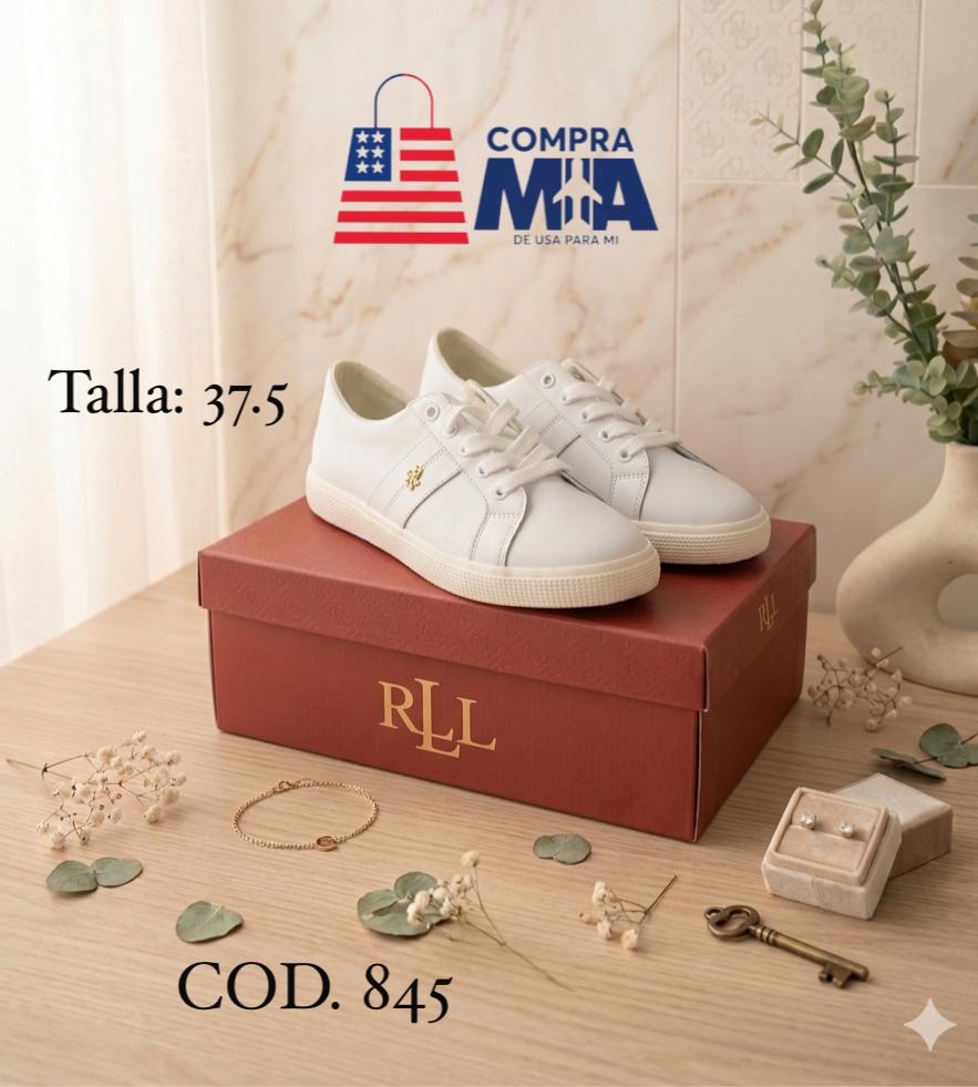 ZAPATILLLAS BLANCAS RALPH LAUREN
