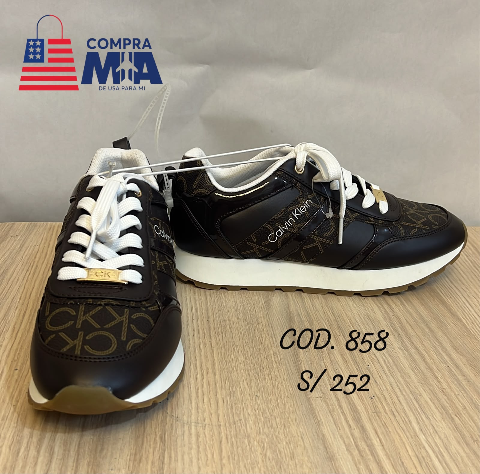 ZAPATILLA MARRON CK 37.5 
