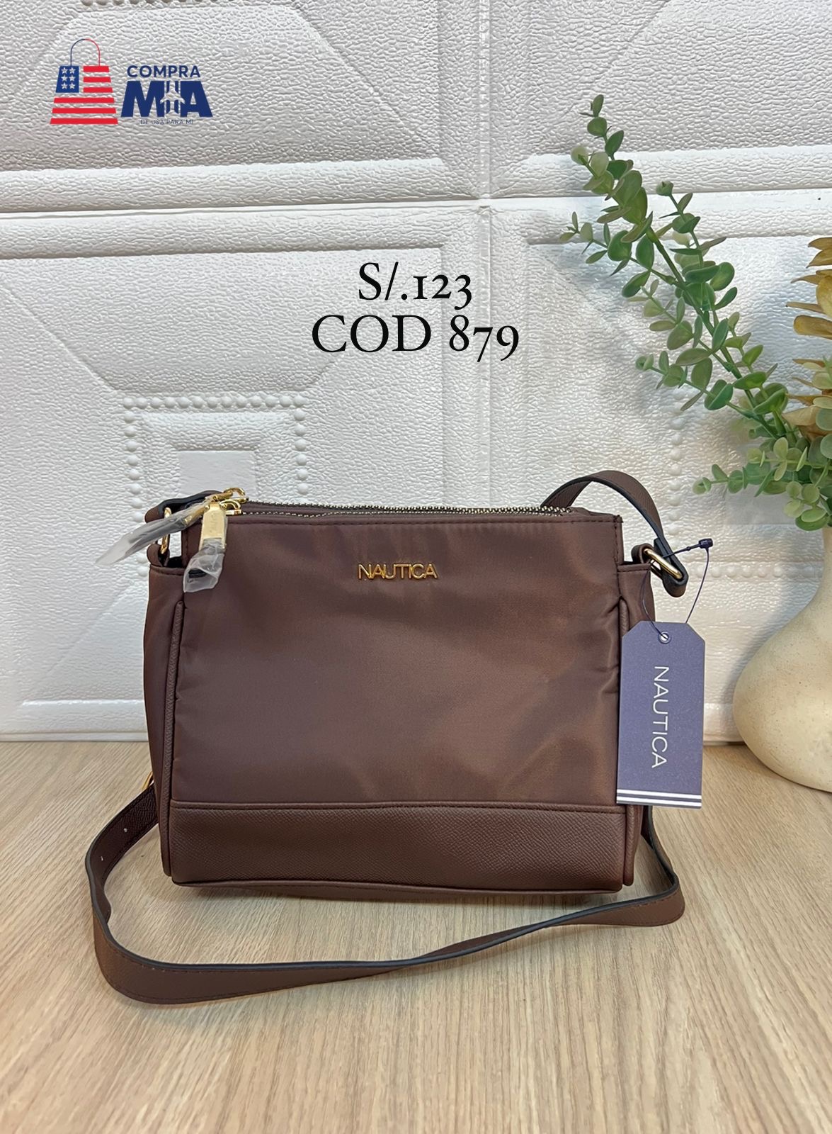 CARTERA MARRON NAUTICA 