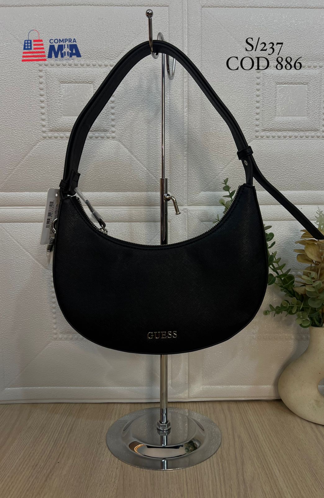 CARTERA NEGRA GUESS