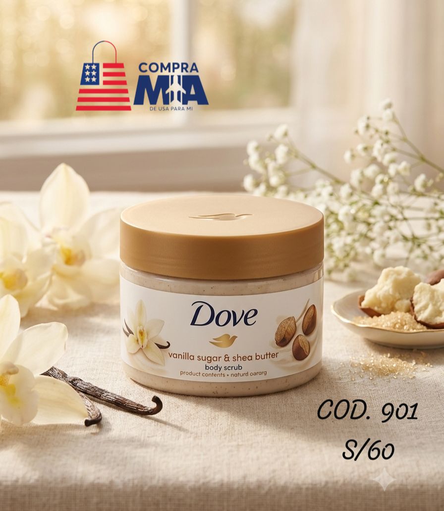 EXFOLIANTE CORPORAL DOVE VAINILLA