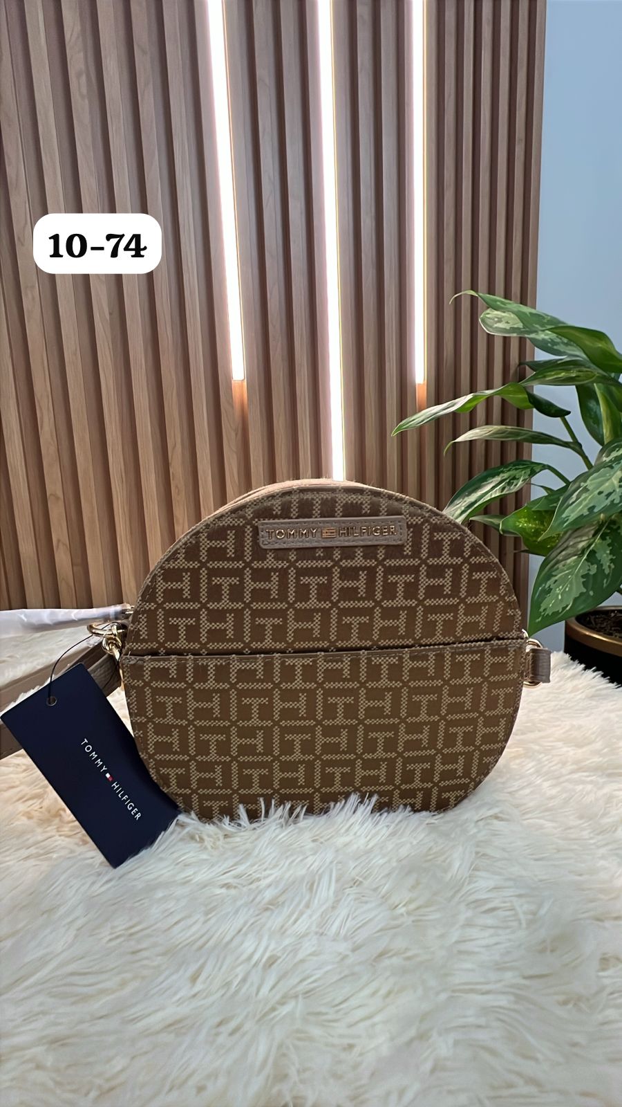 CrossBody redondo miel TH